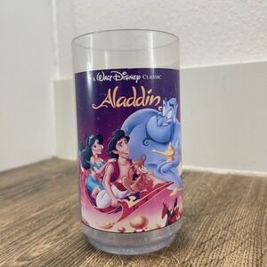 Burger King Collector Series Aladdin Glass Genie Jasmine Abu Magic Carpet 1992